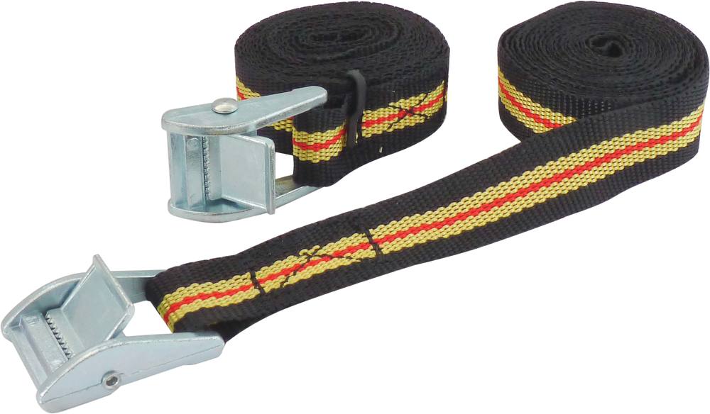 LOT 2 SANGLES BAGAGERES 25MM 2M50 A