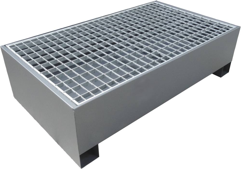 BAC DE RETENTION ACIER 2 FUTS 220L