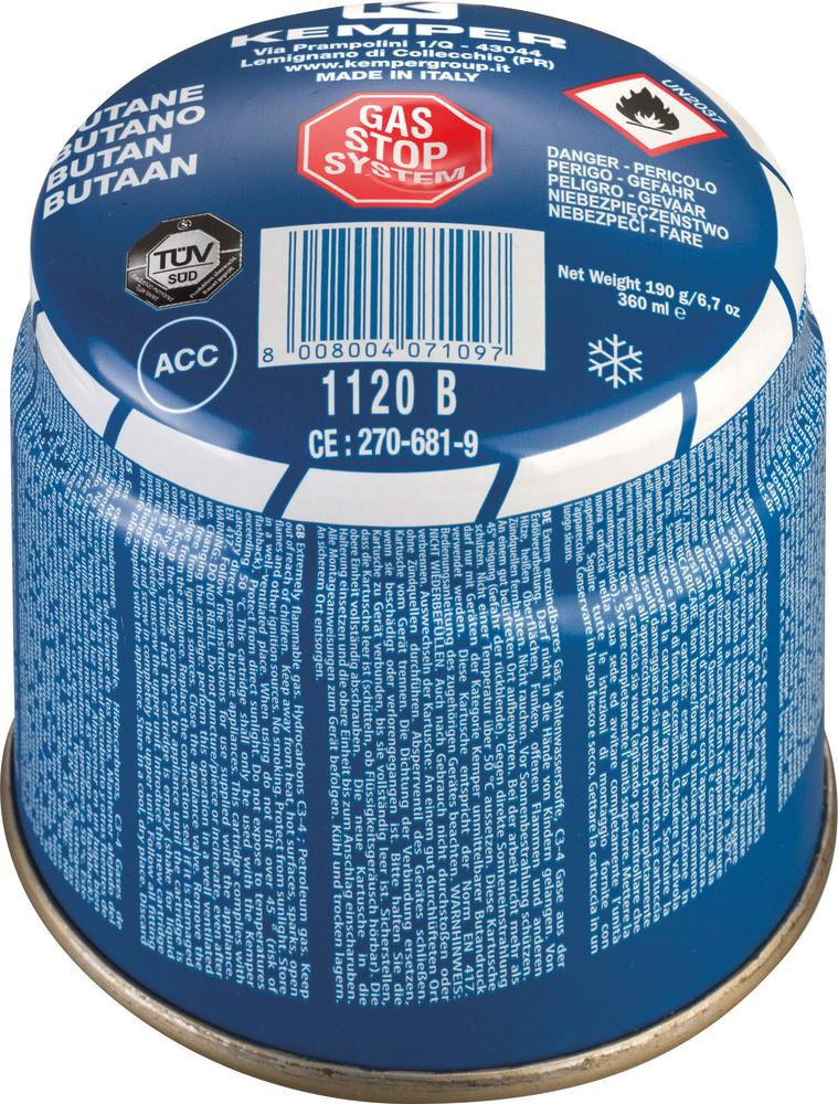 CARTOUCHE GAZ POUR LAMPE A SOUDER