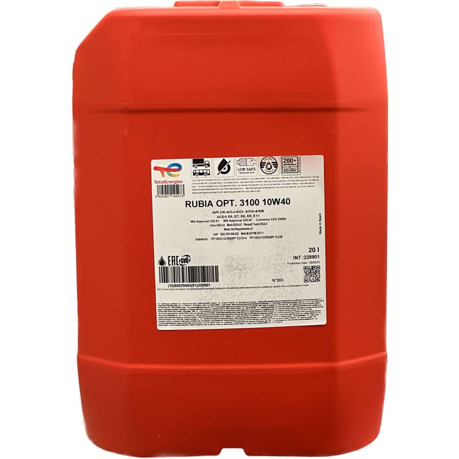 RUBIA OPTIMA 3100 10W40 20L