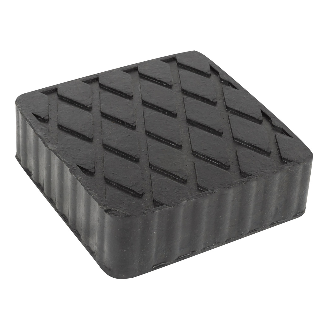 TAMPON EN CAOUTCHOUC POUR ÉLÉVATEUR 120X120X35MM