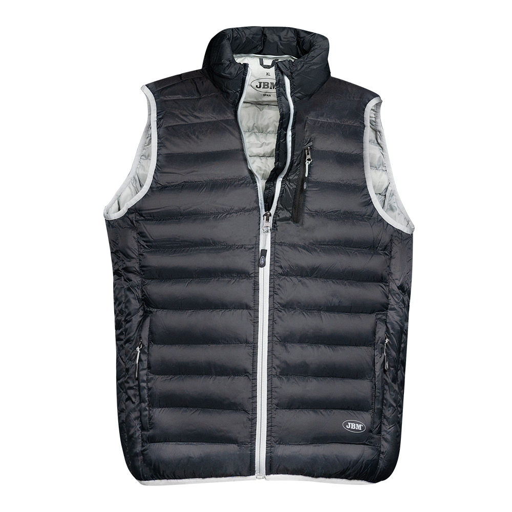GILET GRIS-NOIR T.M