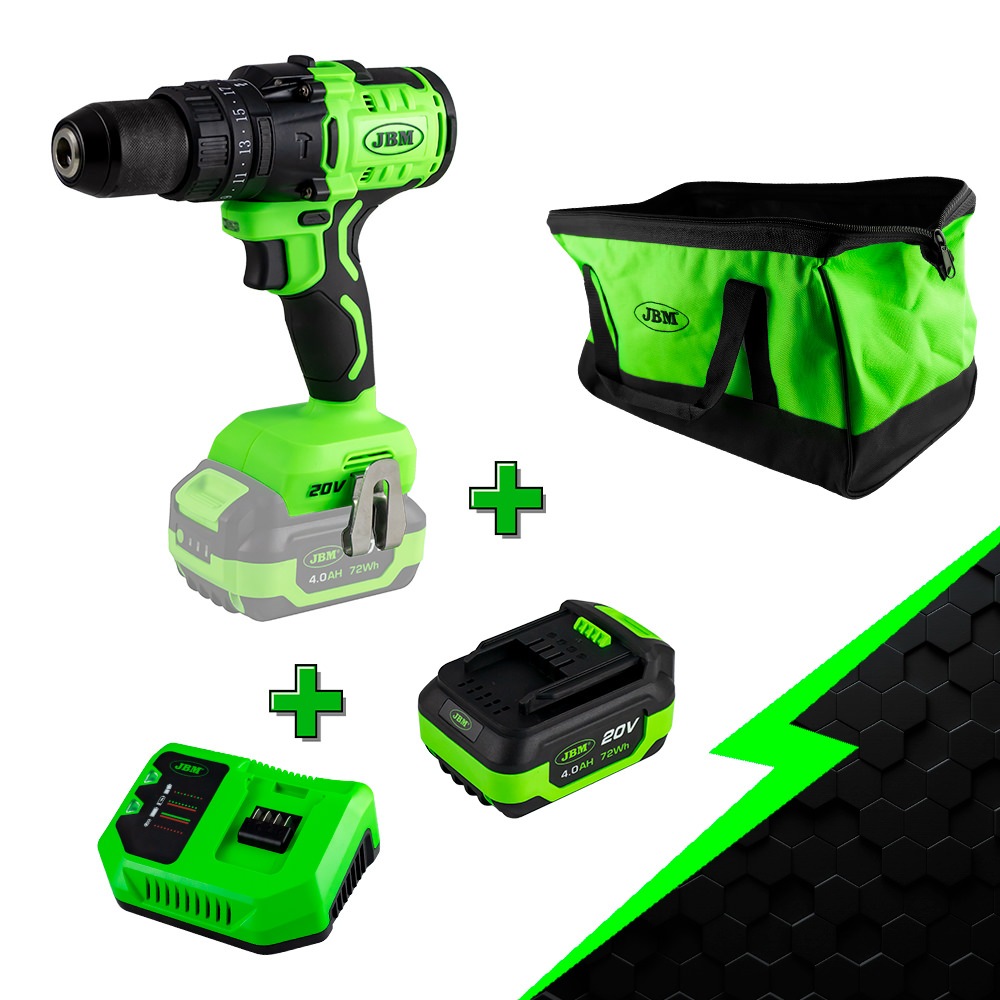 PROMO PERCEUSE À PERCUSSION À DEUX VITESSES AVEC MOTEUR SANS BALAIS + 60013 + 60016 + 53782