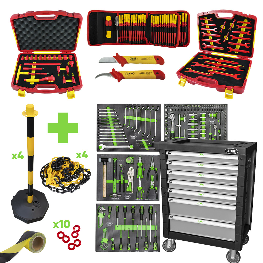 SERIE354: PROMO VÉHICULE ÉLECTRIQUE - CHARIOT AVEC EQUIPMENT