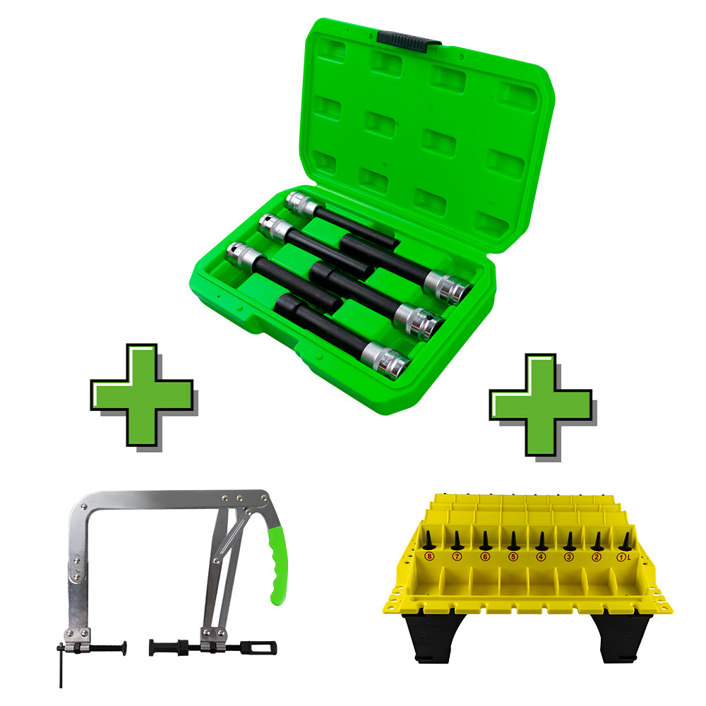 PROMO JEU D’EMBOUTS TORX 6 PIÈCES 1/2" TYPE E EXTRA LONGS  53915 + 53637 + 52734