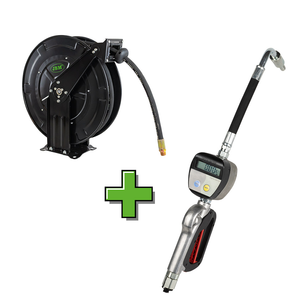 PROMO ENROULEUR D'HUILE RACCORD 1/2" 15M 50797 + 50917