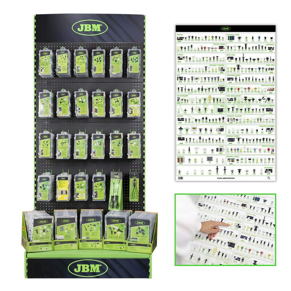 COMMANDE POUR MISE EN OEUVRE CLIPS +1 EXPOSANT + CLIPS D'AFFICHE TAILLE RÉELLE