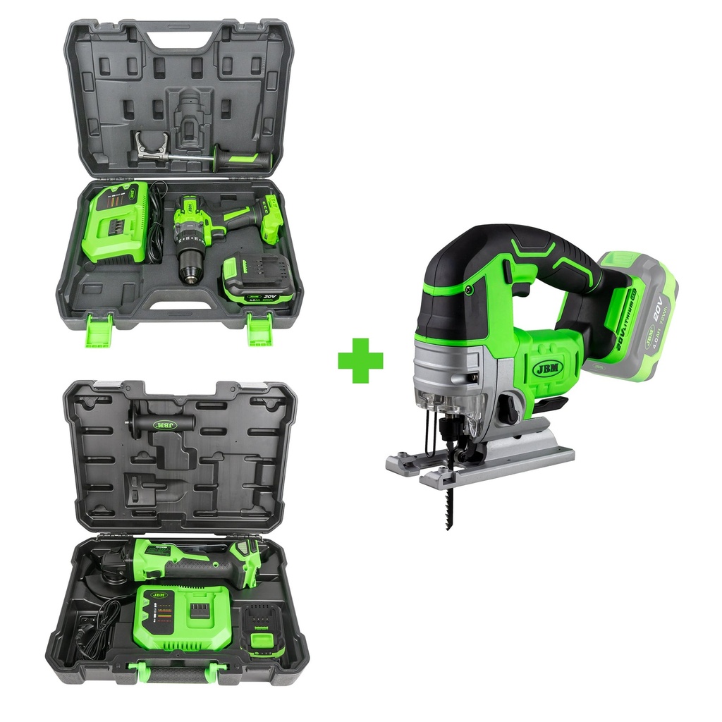 60047C PERCEUSE À PERCEUSE + 60049C MEULEUSE ANGULAIRE + 60010 DE CADEAU