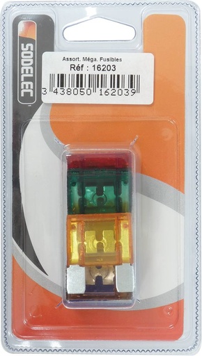 5 MAXI FUSIBLES - 30/40/50/60/70A -