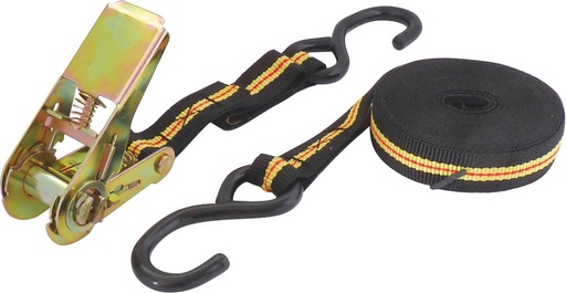 SANGLE BAGAGERE 25MM 5M CLIQUET+2CR