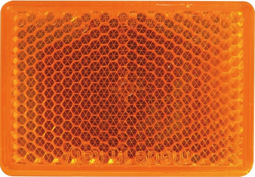 CATADIOPTRE RECTANG. ADHESIF ORANGE