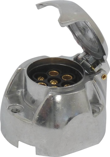 SOCLE -METAL- FEMELLE 7 PLOTS CARRE