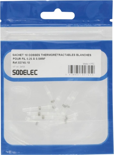 BLISTER 10 COSSES THERMORETRACTABLE