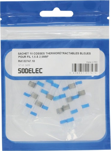 BLISTER 10 COSSES THERMORETRACTABLE