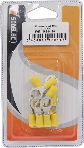 10 COSSES A OEIL M10 JAUNE   BL