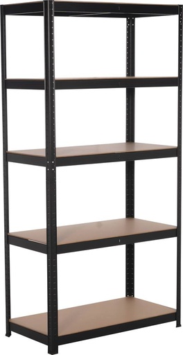 5 ETAGERES 250KG P/ETAGERE+CLIPS BO
