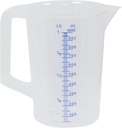 MESURE 1 LITRE  GRADUEE-TRANSPARENT