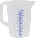 MESURE 2 LITRES GRADUEE-TRANSPARENT