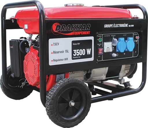 GROUPE ELECTROGENE ESSENCE 3500W 7.