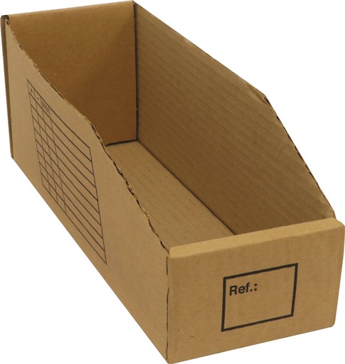 BOITE A BEC EN CARTON BRUN 300X100X