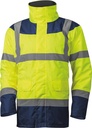 PARKA FLUO XXL JAUNE/BLEU