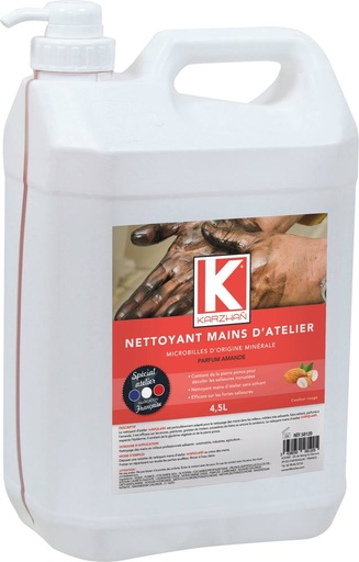 NETTOYANT MAINS AMANDE 4.5L/POMP KARZHAN