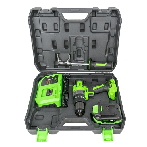 PERCEUSE À PERCEUSE SANS FIL À 2 VITESSES AVEC MALLETTE