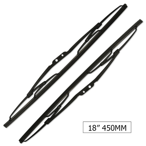 BALAI D'ESSUIE-GLACE UNIVERSEL DOUBLE 18" 450MM