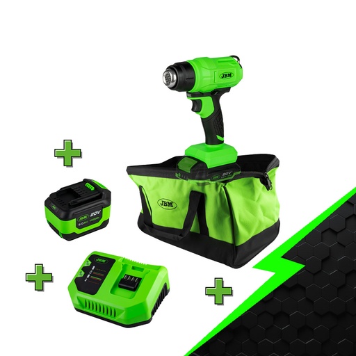 PROMO 60042 PISTOLET À CHALEUR ÉLECTRIQUE + 60015 + 60016 + 53782