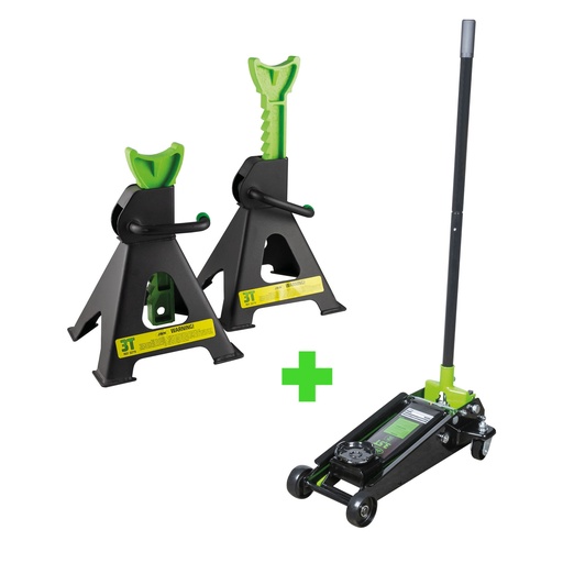 PROMO: CRIC ROULEUR 3T  + JEU DE CHANDELLES À CREMAILLÈRE 3T