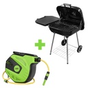 53931 GRILLE BARBECUE + 53872 ENROULEUR D'EAU RACCORD 15M