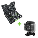 PROMO COFFRET DE DOUILLES 216 PIÈCES 6 PANS 54034 + CAMÉRA DE SPORT 53865