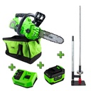 PROMO TRONÇONNEUSE+ 53782 + 60015 + 60016 + COUPEUR DE BOIS MANUEL