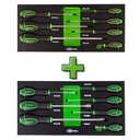 PROMO JEU DE 7 TOURNEVIS EVA CARBONE CRUCIFORMES + 53944