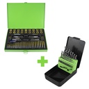 PROMO: 50792 COFFRET TARAUDS ET FILIERES DE 58 PIÈCES RECOUVERTES DE TITANE + 53854