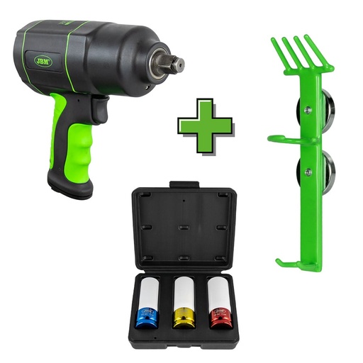 CLÉ À CHOC 1/2" 1200 NM + 51341 + 51336