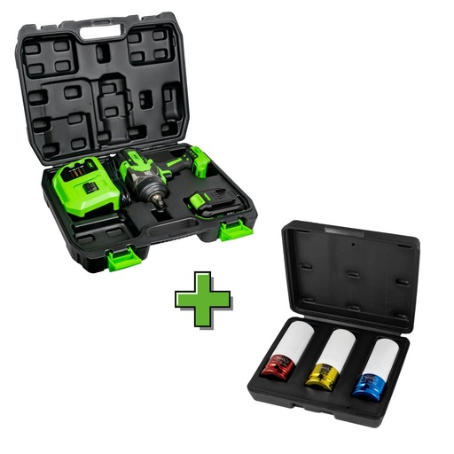 CLEF A CHOC 1/2 A BATTERIE AVEC MALETTE