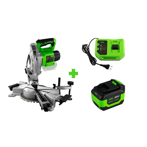 60022 SCIE À TRONÇONNER AVEC MOTEUR BRUSHLESS + 60015 BATTERIE LITHIUM-ION 6.0 AH + 60016 CHARGEUR